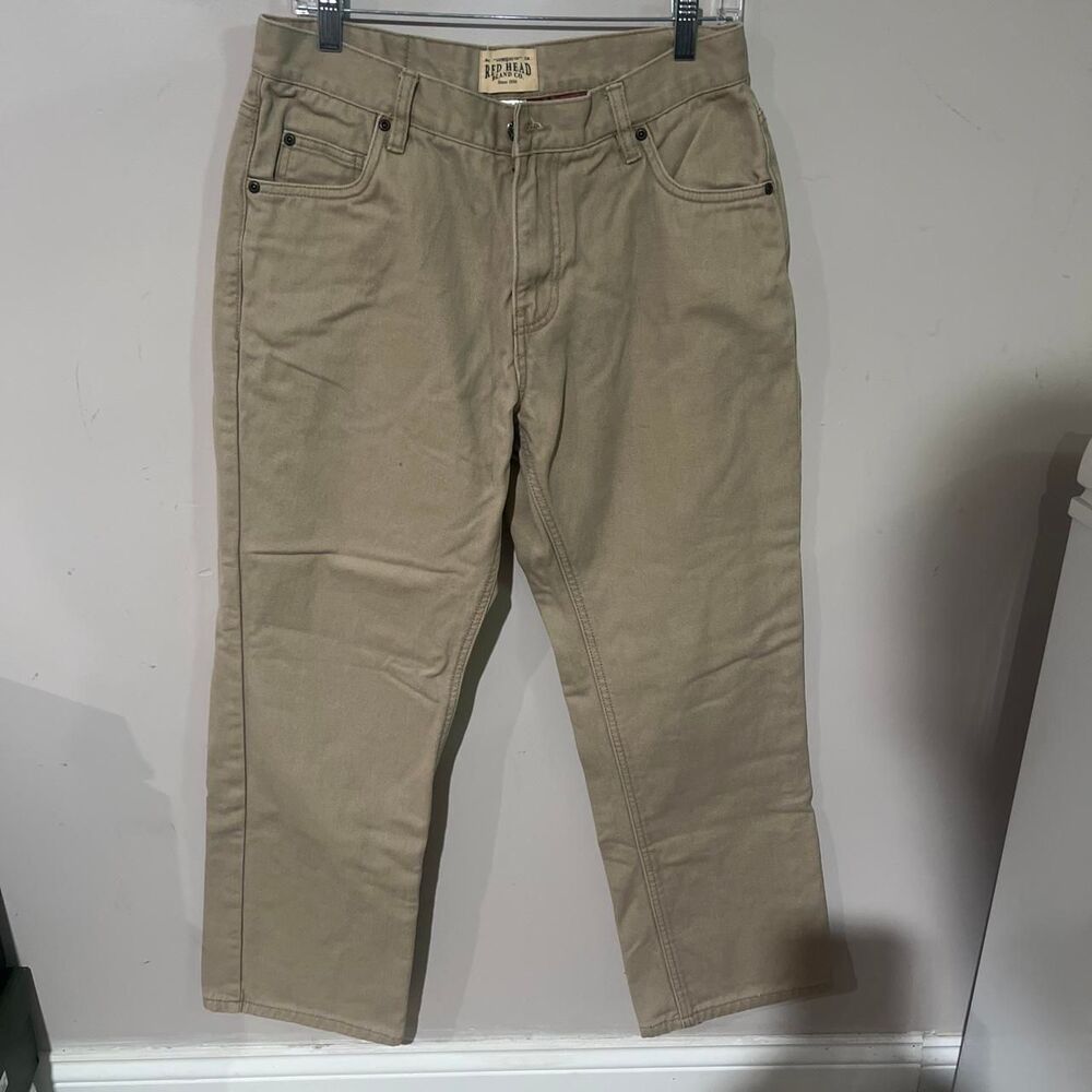 Unbranded Men's Tan and Cream Jeans